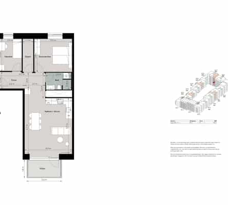 apartment Moderne 3-værelses i nyt boligbyggeri i Glostrup