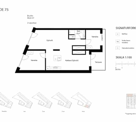 apartment Moderne lejlighed med New Yorker-stil i Odense C