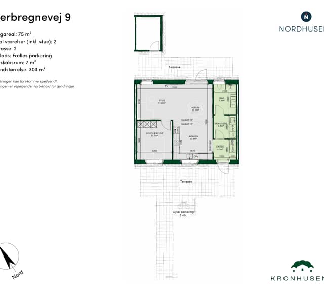townhouse Moderne 2-værelses rækkehus med have i Odense NV