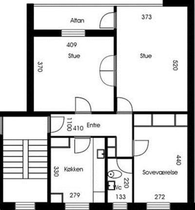 Renovated apartment with new windows and floors - Stenbakkevej, Frederikshavn - 1