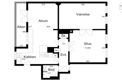 Visual presentation of the listing