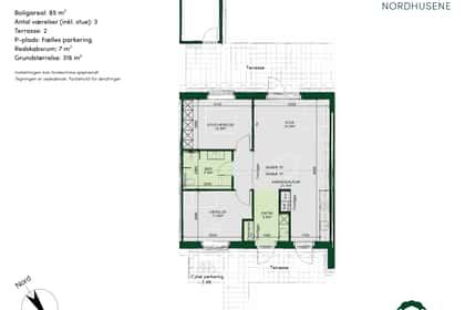 Visual presentation of the listing