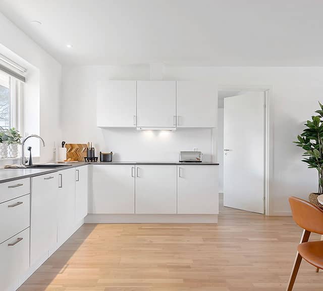 townhouse Modern 4-room terraced house with garden in Tappernøje
