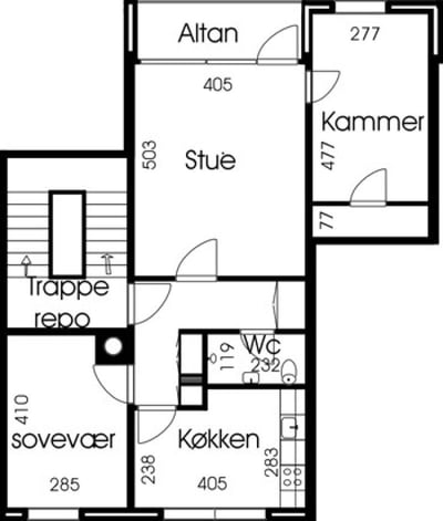 Renovated apartment with new bathroom and windows - Provst Dreslers Vej, Frederikshavn - 3