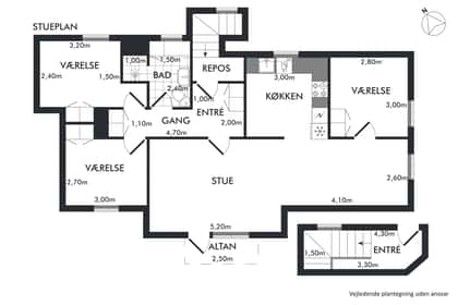 Visual presentation of the listing