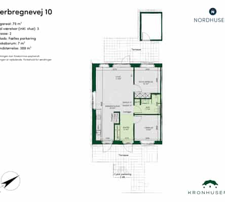 townhouse Modern townhouse with private garden in Odense NW