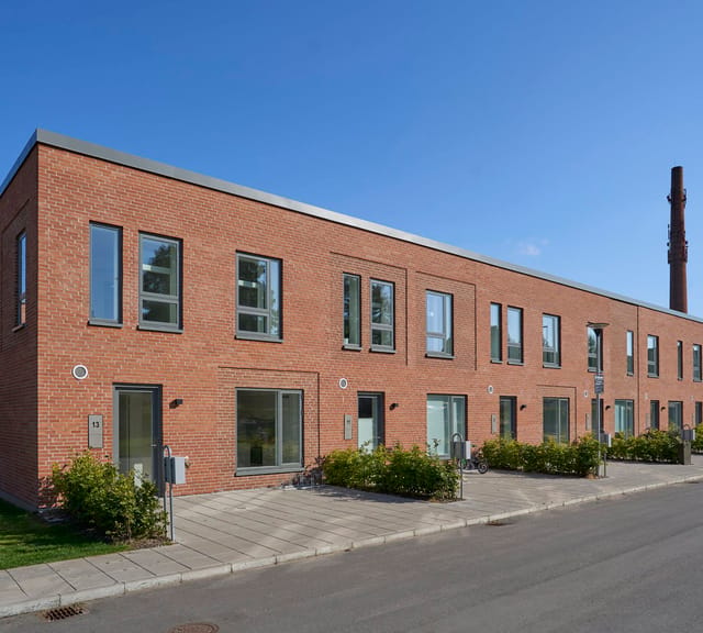 townhouse Familievenlige rækkehuse med grønne områder nær by og natur