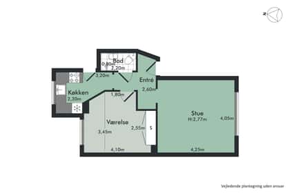 Visual presentation of the listing