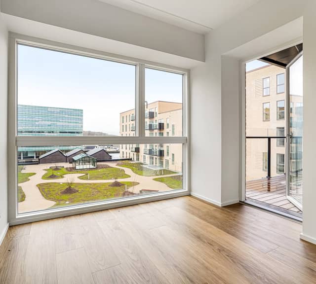apartment Moderne 2-værelses ved Odense Havn med privat altan