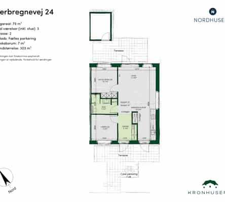 townhouse Modern townhouse with private garden in Odense NW