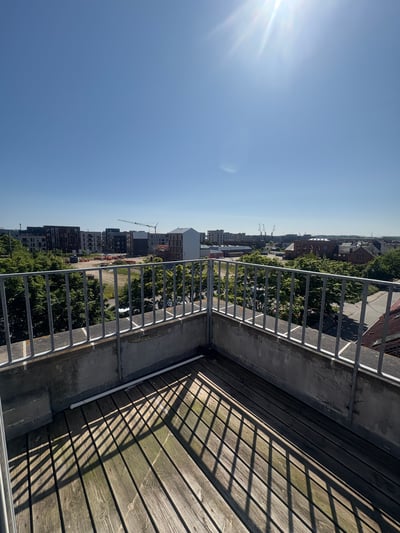 Flot 2-værelses lejlighed med terrasse og havneudsigt - Kongensgade, Fredericia - 1