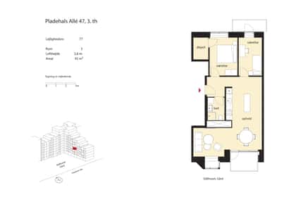 Visual presentation of the listing