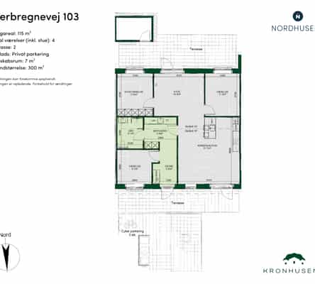 townhouse Rækkehus i Odense NV - 4 værelser og privat have