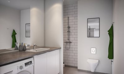 Moderne boliger i Tækkerhusene, Hillerød: Elevator og privat altan. Perfekt beliggenhed ved både natur og by liv - Tækkerstræde, Hillerød - 2