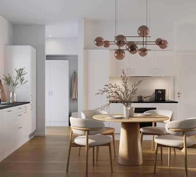 apartment Lys 3-værelses lejlighed på 1. sal, 85 m²