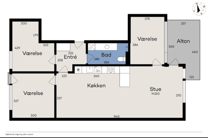 Visual presentation of the listing