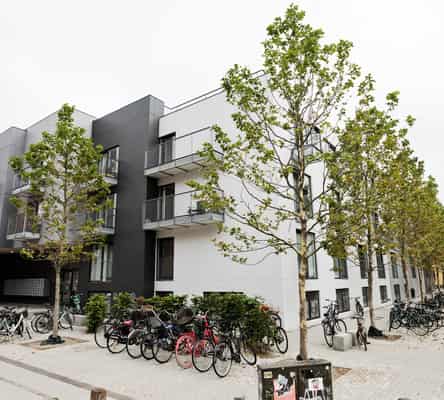 apartment Etværelses med fællesområder, tagterrasse og fitness