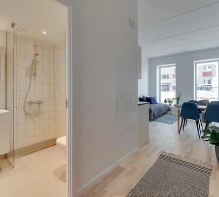 apartment Bright 1-room apartment on Amager with a French balcony