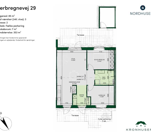 townhouse Moderne rækkehus på 85 m² i Korup