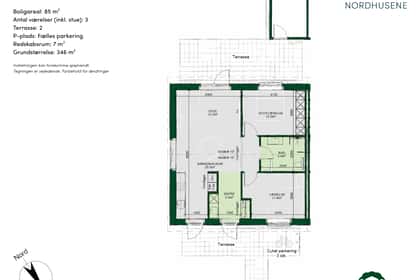 Visual presentation of the listing