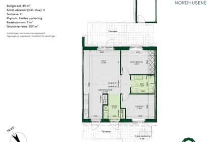 Visual presentation of the listing