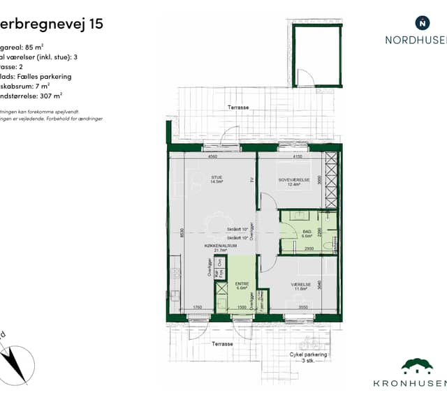 townhouse Moderne rækkehus på 85 m² i Korup