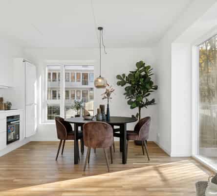 apartment Rummelig 3-værelses med grønne fællesarealer