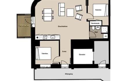 Visual presentation of the listing