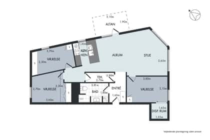 Visual presentation of the listing