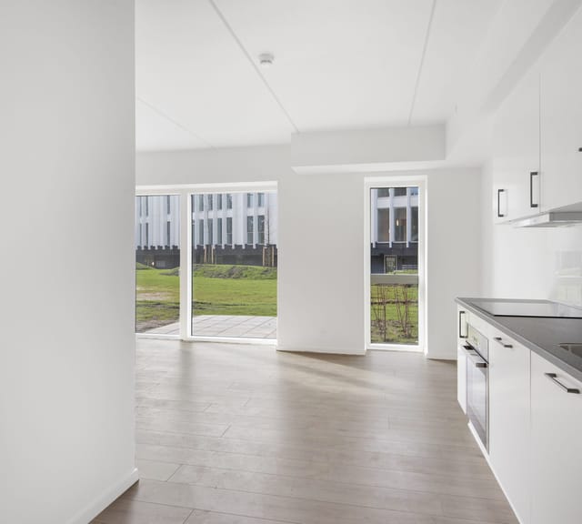 apartment Lys 3-værelses lejlighed med privat terrasse