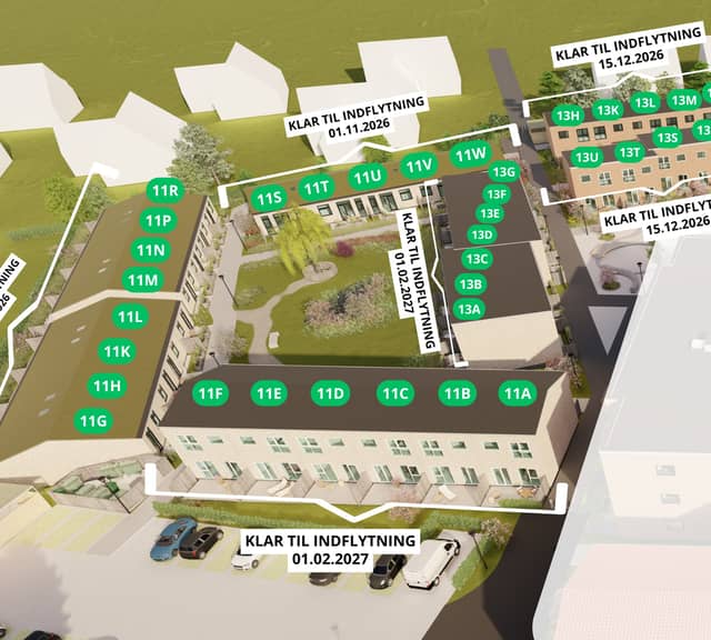 townhouse Indbydende nybygget rækkehus i Overlund – moderne komfort og masser af lys
