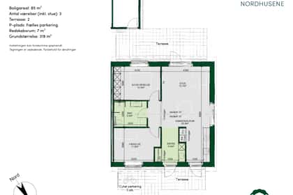 Visual presentation of the listing