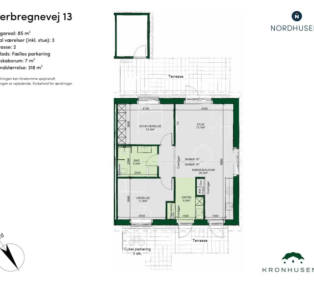 townhouse Moderne rækkehus med 3 værelser i Odense NV