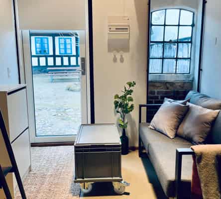 apartment Møbleret 1-værelses med hems i studielandsby, 14 m²