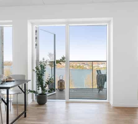 apartment Svanemærkede lejeboliger i første række til vandet