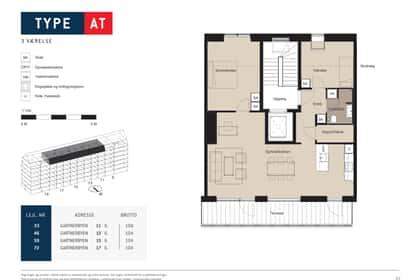 Visual presentation of the listing
