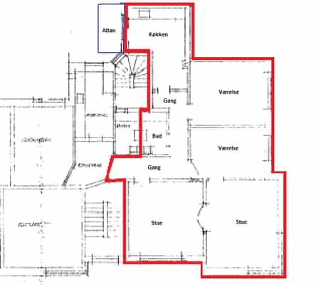 apartment Rummelig 4-værelses lejlighed på 119 m² i Randers