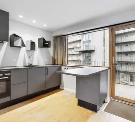 apartment 2-værelses studiebolig med moderne faciliteter på Frederiksberg