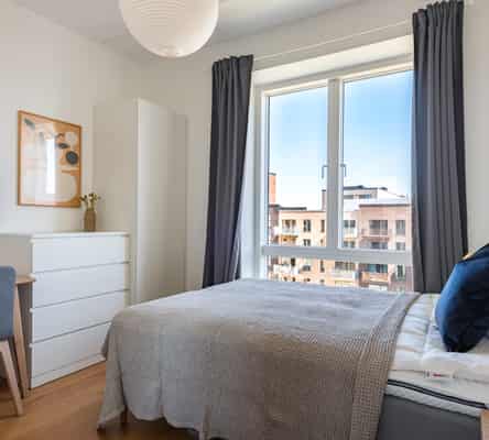 room Værelse i moderne lejlighed på Sluseholmen