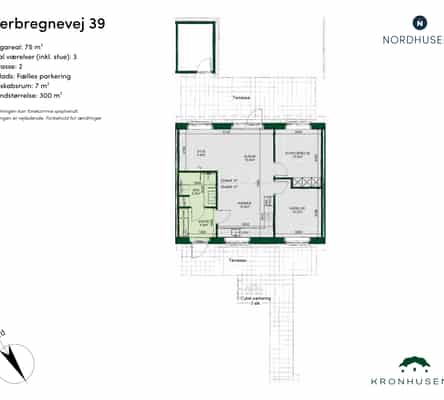 townhouse Nybyggede rækkehuse i Slukefter ved Korup