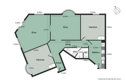Visual presentation of the listing