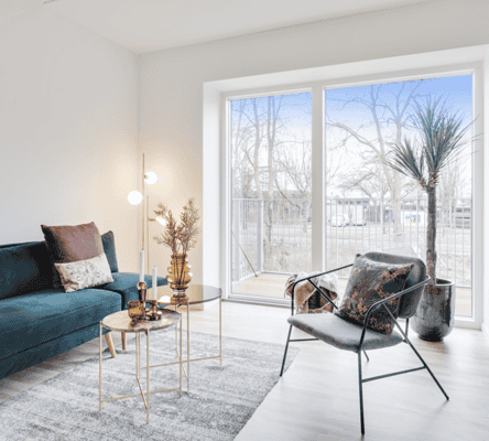 apartment Lys 3-værelses lejlighed på 86 m² ved Rådhussøen
