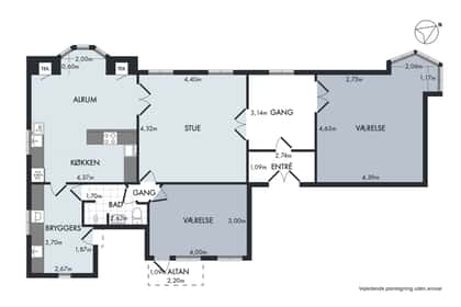 Visual presentation of the listing