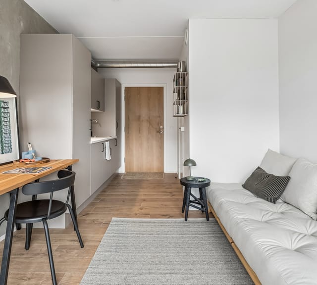 apartment Charming 28 m² studio apartment in an active cohousing community