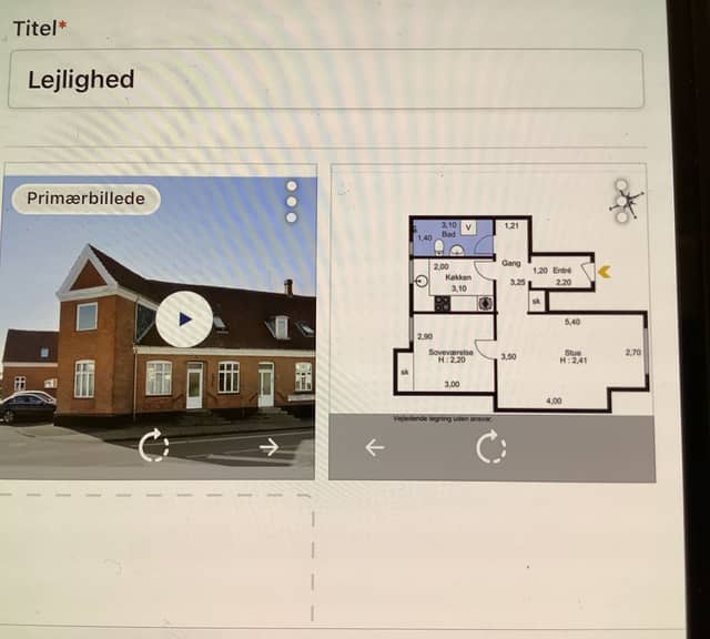 apartment Tæt på indkøb, bus , skole og børnehave 