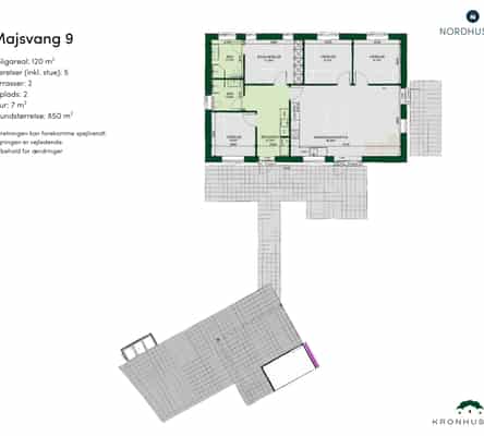 townhouse Familiehus 120 m² med 4 værelser i Lunderskov