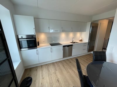 Bright two-room apartment with balcony, underfloor heating and parking permit - Egeparken, Aalborg - 1
