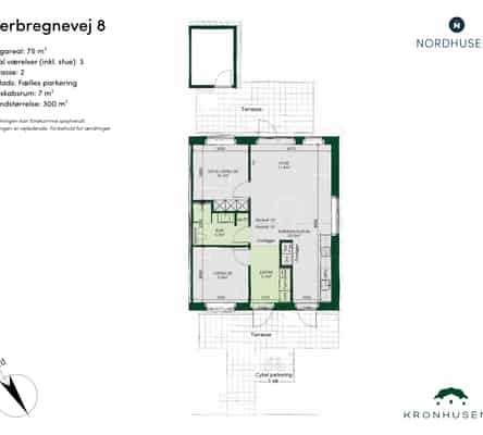townhouse Moderne rækkehus med privat have i Odense NV
