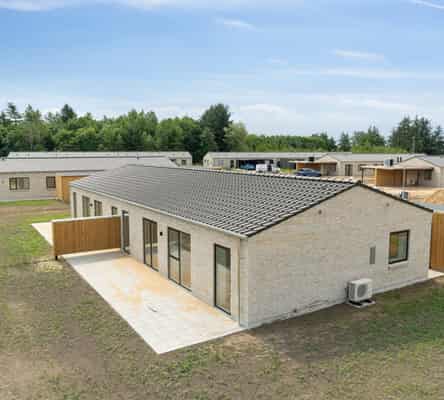 townhouse Energivenligt 1-plans rækkehus på Skovvangen