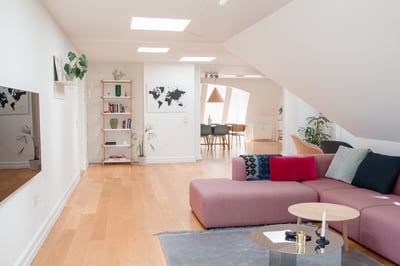 Topetageværelse med fantastisk udsigt på Østerbro - Oslo Plads, København Ø - 1